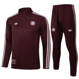 Chándal Bayern Munich 2025/26-Dark Red Retro